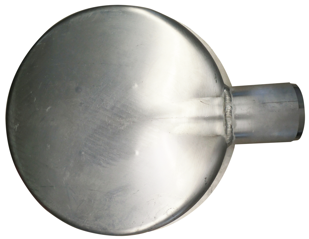 Abgassammler mit Abgasanschluss