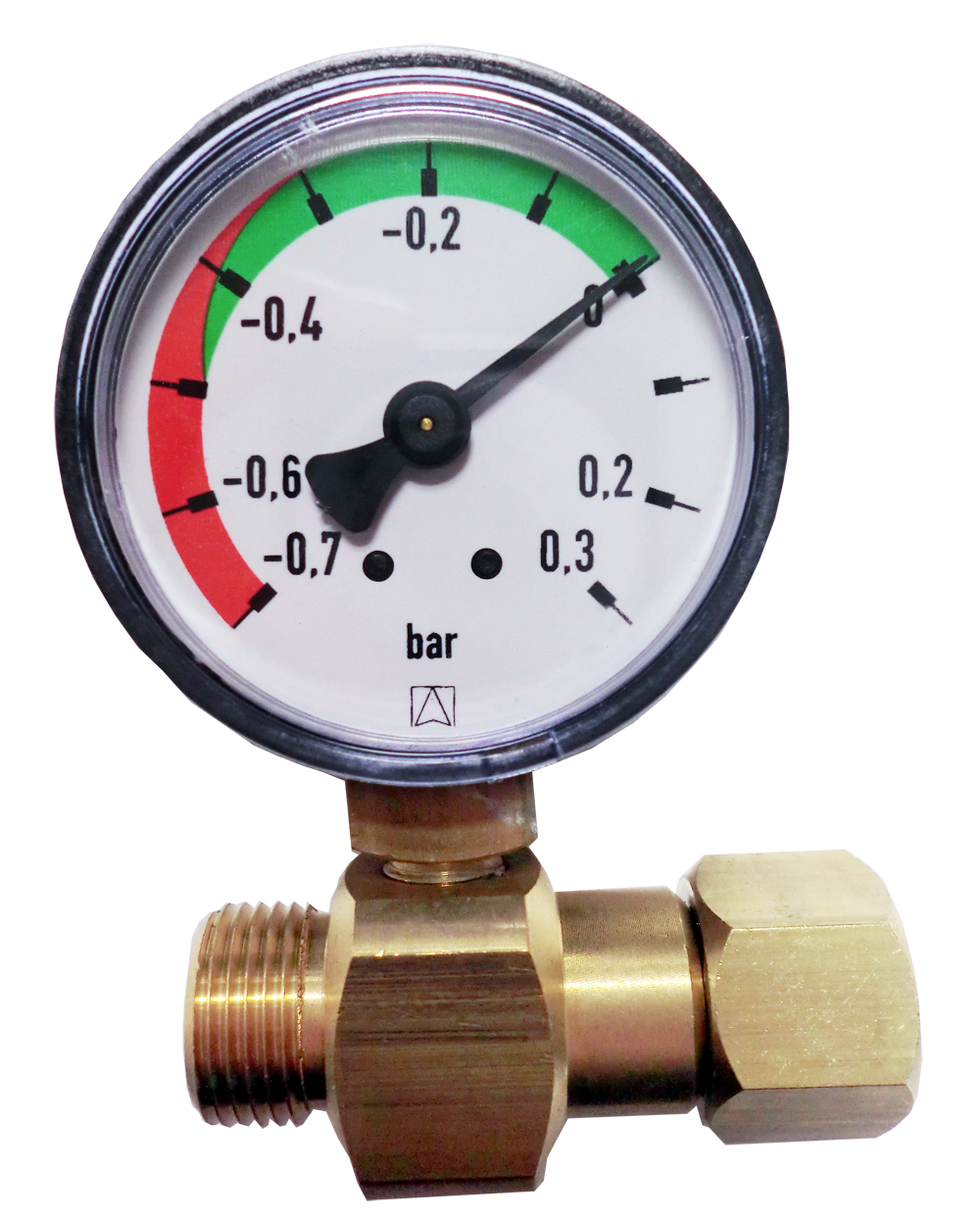 Unterdruckmanometer zur Anzeige des Filterzustandes