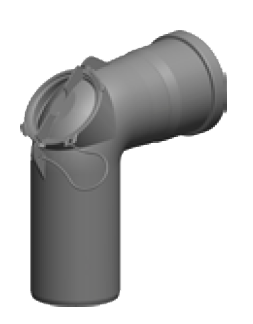 Kontroll-Bogen 87° (80mm)