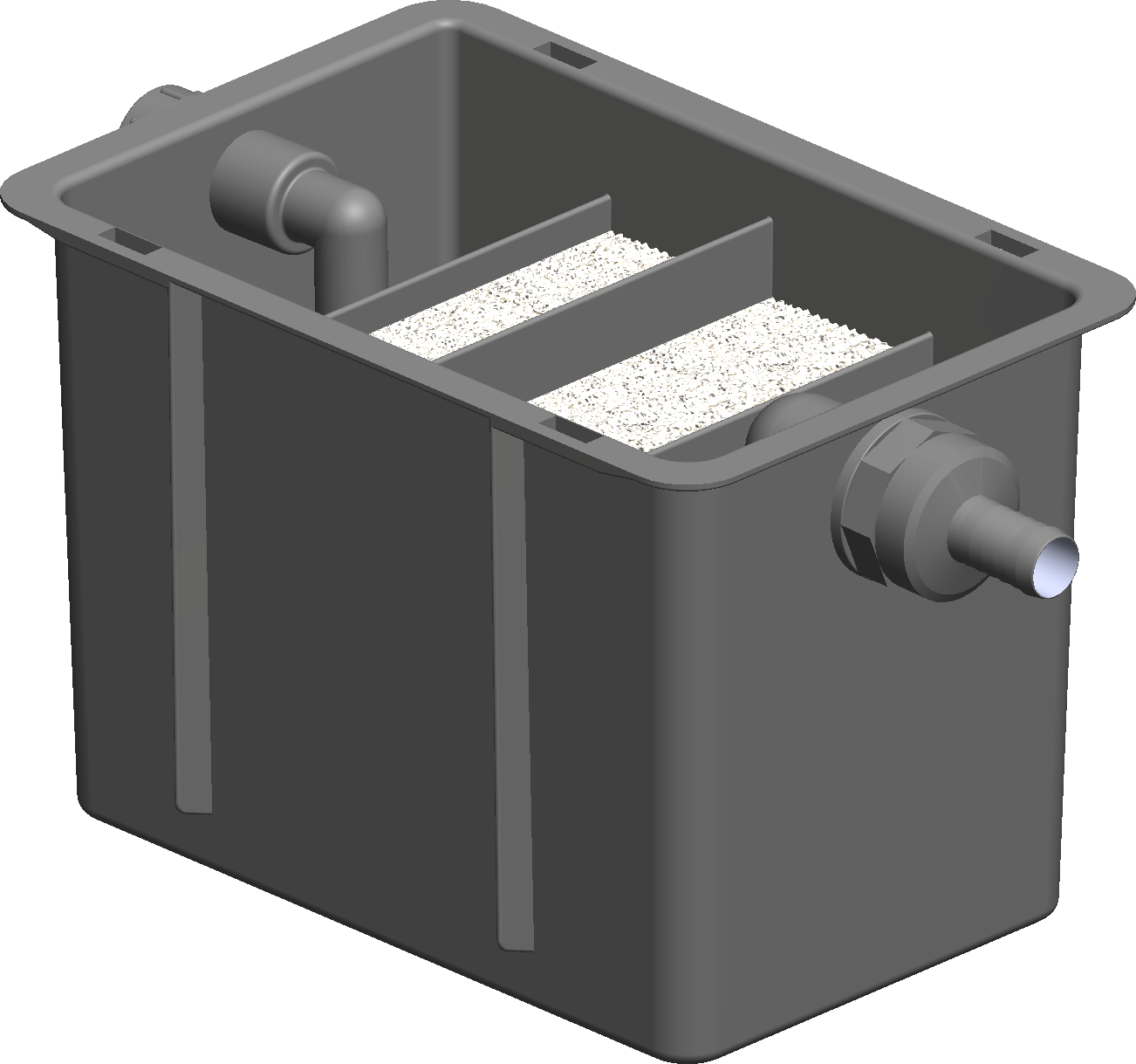 Kondensatbox für Öl und Gas