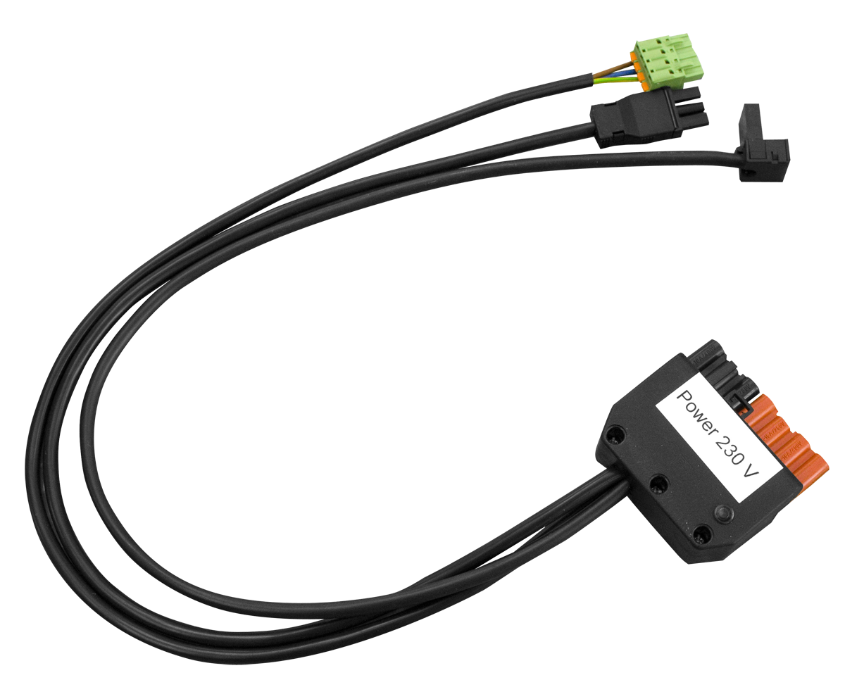 Multi-Service Stecker für einen einstufigen Brenner